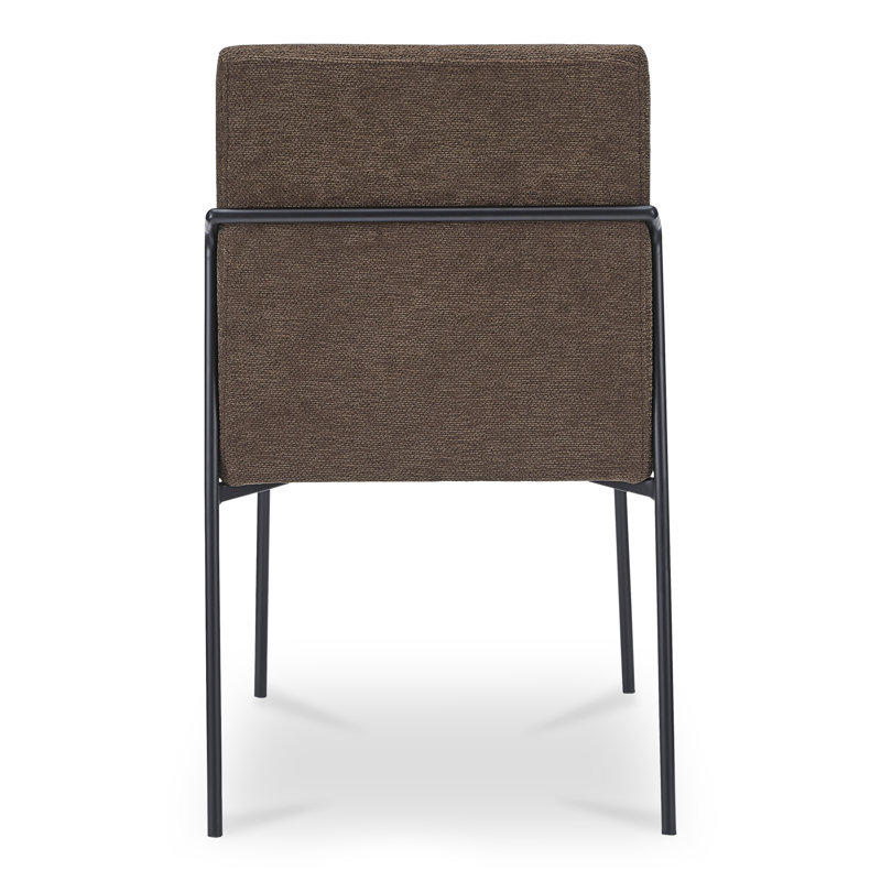 Danny Dining Chair Dark Brown Set of Two, Dark Brown