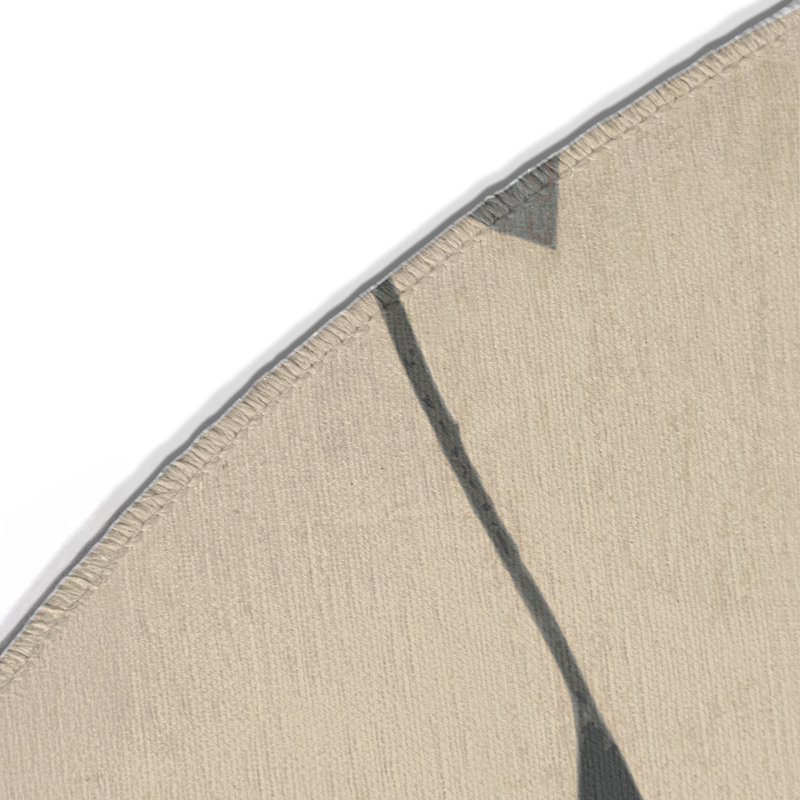 Elemental Streams Indoor And Outdoor Area Rug, Round 5'