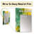 Green Balancing - Abstract Painting Large Wall Mirror, Green Decorative Mirror, Printed Metal Art-1424313350