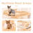 76.7 H  Large Solid Wood Cat Tree Multi-Level Tall Cat Tower Cat Tree for Indoor Cats Large Adult