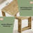 Roomy Office Desk (Not Include Stools)-356495195