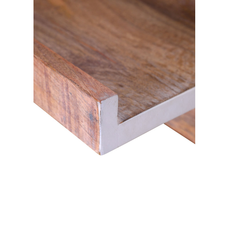 Strahan Mango Solid Wood Floating Shelf