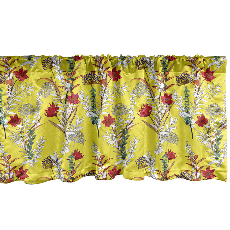 Multicolore cantonnière Ambesonne