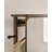 Solid Rubberwood Rotating Full-Length Mirror Cabinet