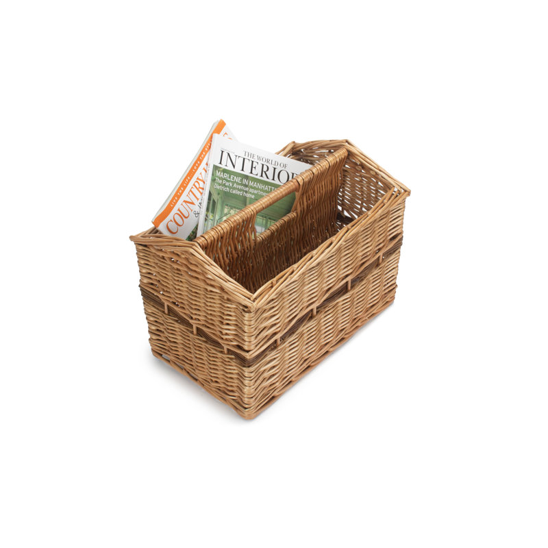 Wicker Magazine Rack Holder