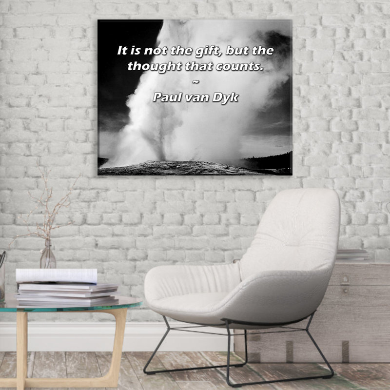 «Artsy Quote» par Paul van Dyk, toile tendue avec châssis, H 28 po x l 40 po