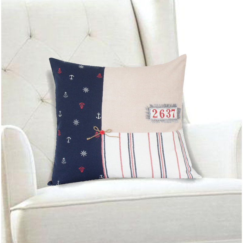 Housse de coussin en coton Lavery