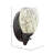 Zilo Wall Sconce Shown In Graphite Finish With 5" Natural Fusion Glass-32415617-32415619