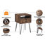 Table de chevet 1 tiroir en fer Adra-1162929777