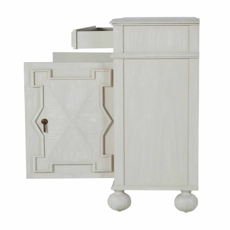 Ezekiel 2 - Door Accent Cabinet, Cerused Ash