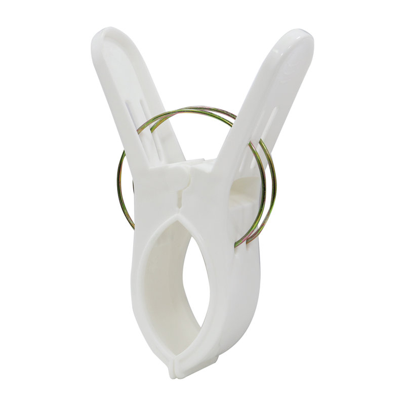 Plastic Clothes Pin, White