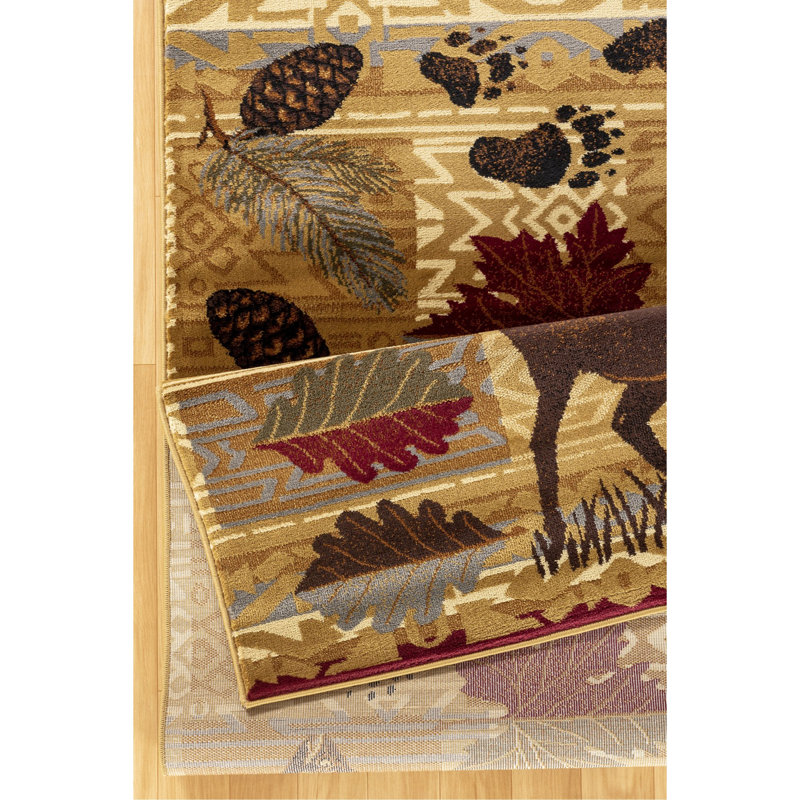 Tapis 7 pi 10 po x 10 pi 3 po Lodge, Rectangle 10 pi 3 po x 7 pi 10 po