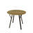 Vintage Industrial Round Dining Table, 35.4 Inch Small Space Kitchen Table