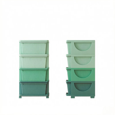 Modern Toy Storage Drawers,Multi-Tier Playroom Organizer,Child-Friendly Storage Tower,Space-Saving Vertical Drawer Unit