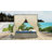 Adjustable Sun Bed With Curtain,High Comfort