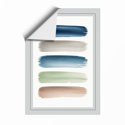 Stacked Colour Study Minimalist - Print
