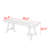 Modern simple pure solid wood dining table-106973304