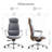 Genuine Leather Executive Chair, Swivel Ergonomic Office Chair, Home Desk Chair with Tilt Reclining, Alu-645790561