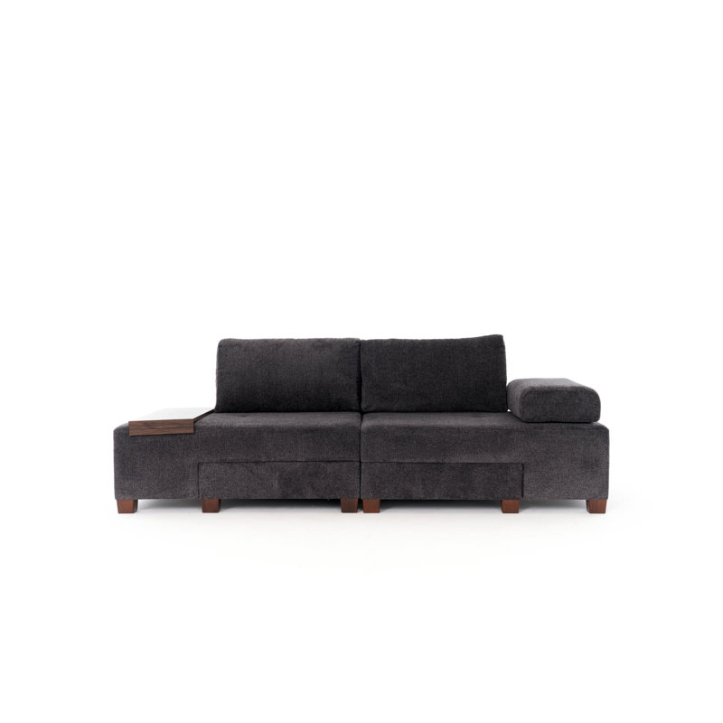 Canapé-lit 3 places, Anthracite
