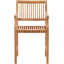 Castle Outdoor Teak Bar Stool