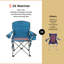 Chaise de camping pliante avec coussin-93504312