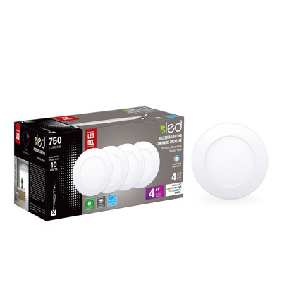 4.85" LED Slim Profile Recessed Lighting Kit