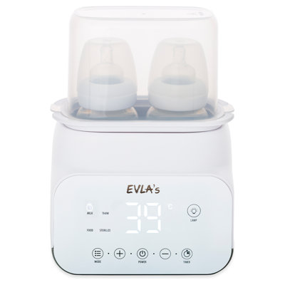 EVLA’s Baby Bottle Warmer, Multi-function Feeding Bottle Warmer, Fast and Accurate Breastmilk and Formula Milk Warmer With Timer, Defrost, Keep Warm, Baby Food Jar Heating Functions