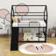 Lit superposé simple avec glissade Antwaun Kids-1106395549