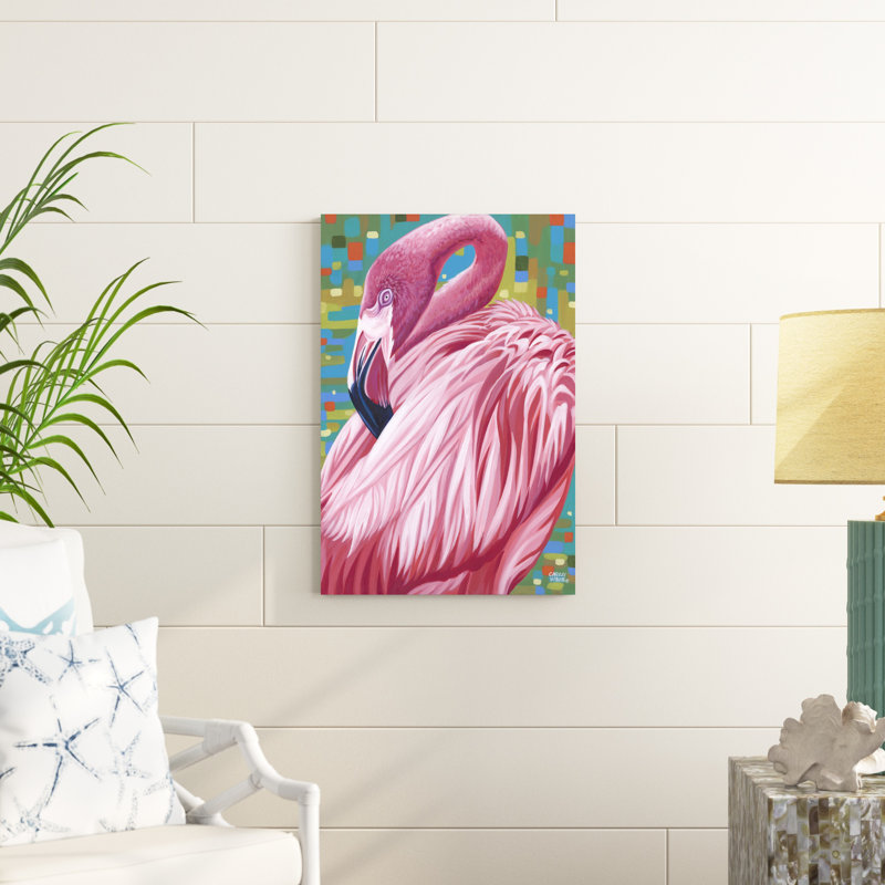 Fabuleux flamants roses II, H 30 po x l 20 po x P 1,25 po