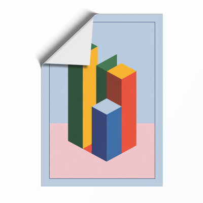 Geometric Columns Minimalist - Print