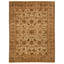 High-Quality Hand-Knotted Cream And Brown Area Rug
