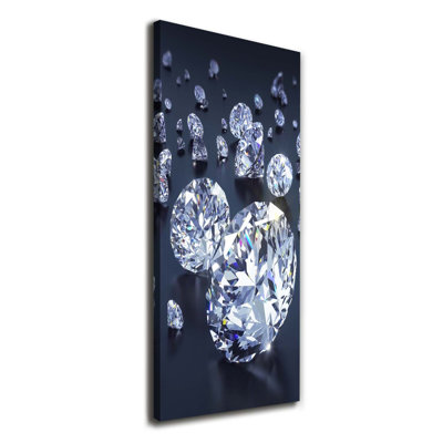 Diamonds - Wrapped Canvas Print