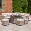 GALLE Wicker 9 - Person Garden Lounge Set with Cushions-1492360889