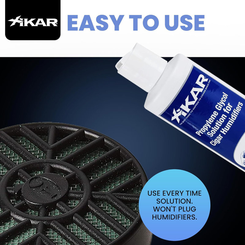 Solution d'humidification pour cigares Xikar, 8 oz