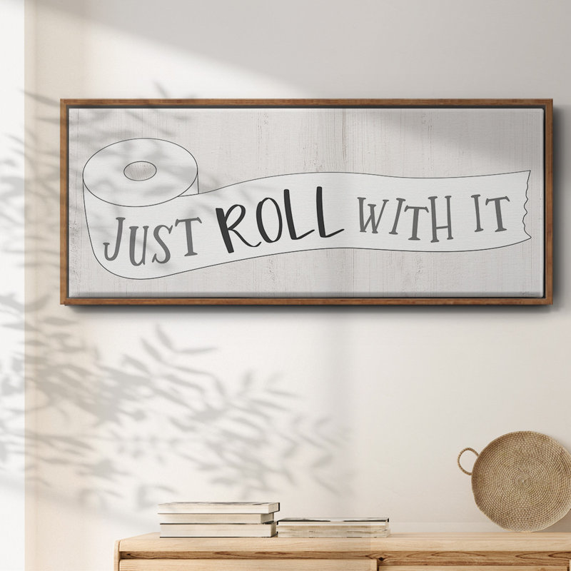 Just Roll - toile encadrée, H 12 po x l 30 po