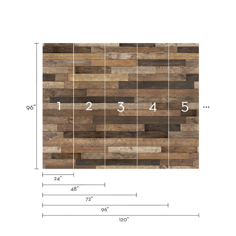 Wall Mural, 96" L x 120" W