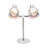 Electric Double Head Food Warmer Light