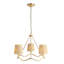 Wrangler 3lt Pendant light finished and Raffia-103222542