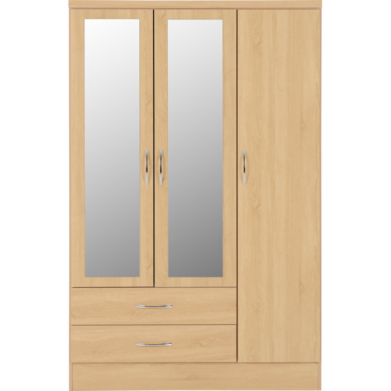 Cascio 3 Door Wardrobe, Sonoma Oak Effect