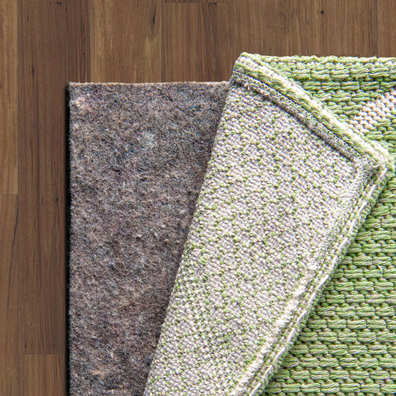 Sous-tapis antidérapant double surface Calliah (0,25 po), Tapis de couloir 2 pi 6 po x 13 pi