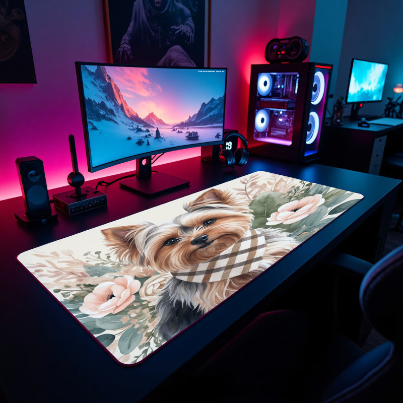 Polyester Desk Pad, 31.5x15.5