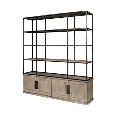 Alex Etagere Storage Bookcase