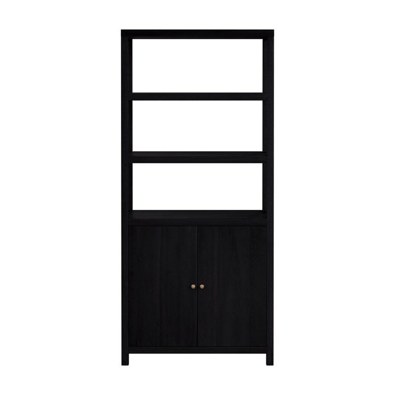 Celine 32" 3-Tier Etagere Bookcase, Antique Coffee