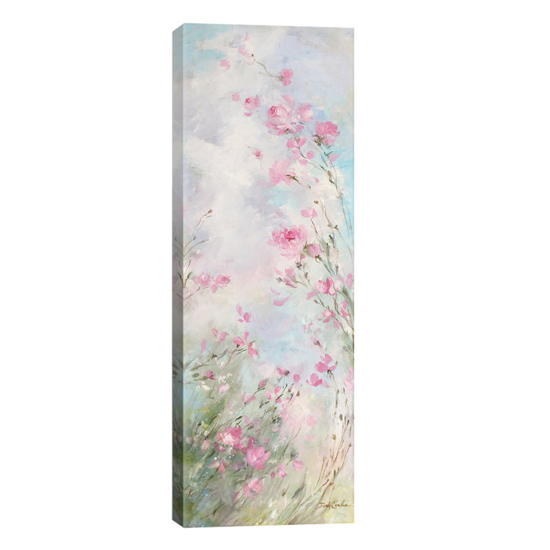 Morning Meadow by Debi Coules - Panoramic Painting on Canvas, No Frame, 30.48 cm H x 91.44 cm W x 1.91 cm D