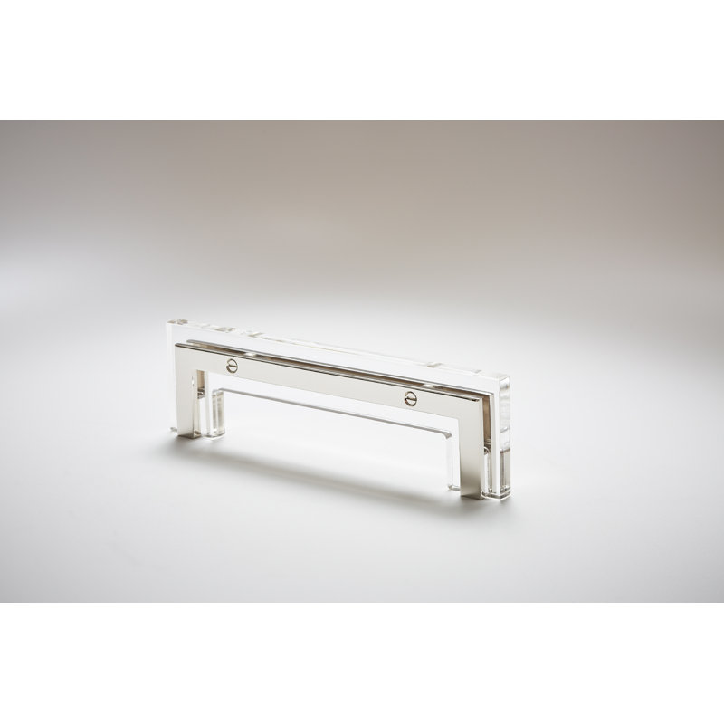 Transparency Bar / Handle Pull, Polished Nickel