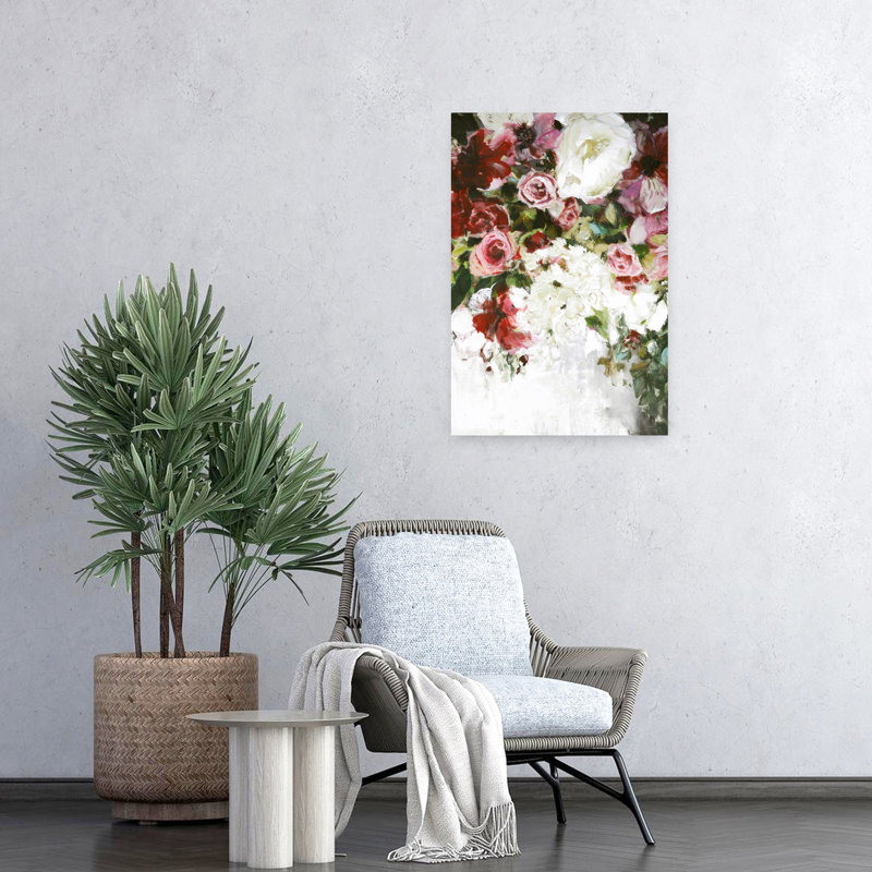 Light Blossom, art contemporain abstrait, H 24 po x l 16 po