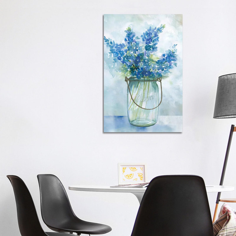 Blubonnets II by Nan - Wrapped Canvas Gallery-Wrapped Canvas Giclée, 101.6 cm H x 66.04 cm W
