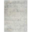 Tapis oriental bleu en polyester lavable à la machine Marqies-397601064