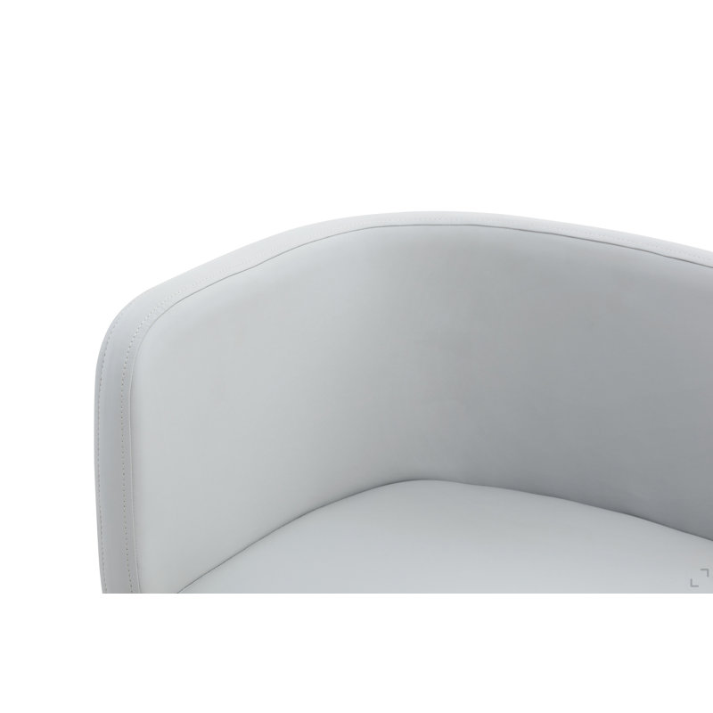 Chaise de salle à manger courbée courbée, Gray, Gray