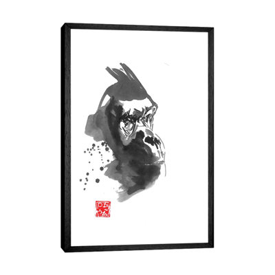 Gorilla Thoughts by Péchane - Print on Canvas